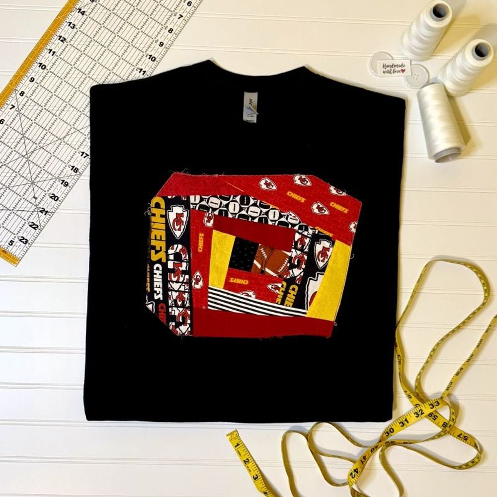 Kansas City Chiefs Wonky Quiltee Black